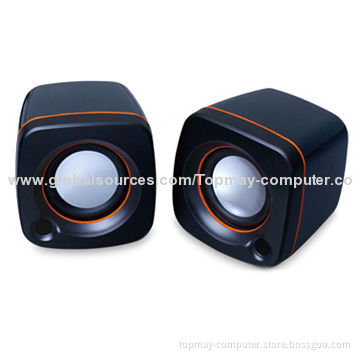 USB2.0 Channel Computer Speakers with 30Hz to 20kHz Frequency Range, Suitable for Audio Devices